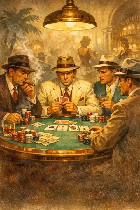 Ultimate Texas Hold'em — poker game in a private club